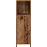 vidaXL Kopalniška omarica starinski les 30x30x95 cm iverna plošča | Shoptok.si