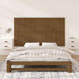  Uzglavlje za krevet boja meda 159,5x3x90 cm masivna borovina | shoptok.hr