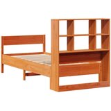 vidaXL Krevet s regalom za knjige bez madraca 75 x 190 cm od borovine | shoptok.hr