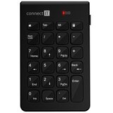 Connect IT CKB-0062-BK - Bežična numerička tastatura 1xAAA crna | Eponuda.com