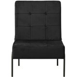 Stolica za opuštanje 65 x 79 x 87 cm crna baršunasta | shoptok.hr
