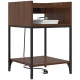  Noćni ormar 2 pcs Smeđi hrast 40 x 40 x 61 cm Konstruirano drvo | shoptok.hr