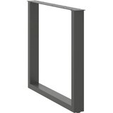  Noge za blagovaonski stol U-oblik 3 kom antracit 80 x (72-73) cm čelik | shoptok.hr