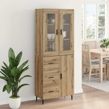  Highboard 2 kom. Umjetnički hrast 69,5 x 34 x 180 cm | shoptok.hr