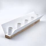  plafonsko svetlo esme 5xE27/15W/230V bela/hrast | Eponuda.com