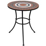 vidaXL Bistro miza terakota in bela 60 cm mozaik, (20580661) Cene