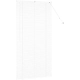 vidaXL Okenska roleta z zavesami Drugo Bela 85 x 175 cm Aluminij | Shoptok.si