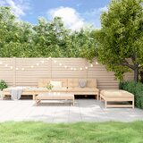 Maison Chic Seti vrtnega pohištva - Vrtna garnitura - Vrtni pohištvo set 5-delna z blazinami trdna tikovina, (21814134) | Shoptok.si