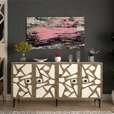 Hanah home konzolni sto Master, 150x75x35 cm, Orah-beli Cene