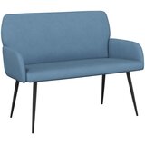 Dvosjed s metalnim nogama 2-sjedalo Plava Kordura tekstil | shoptok.hr