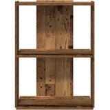  Regal za knjige s 3 razina boja staro drvo 60x30x80 cm drveni | shoptok.hr