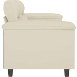 vidaXL Dvosed krem 120 cm umetno usnje | Shoptok.si