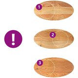 vidaXL Mizna plošča svetlo rjava 100x50x2 cm trdna hrastovina ovalna | Shoptok.si
