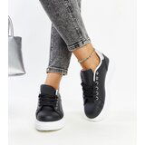 Gemre Black sneakers with decorative rhinestones Perica | Shoptok.si