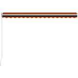 Tenda na ručno uvlačenje 450 x 300 cm narančasto-smeđa | Eponuda.com