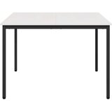  Stol za objedovanje Bijelo 110 x 110 x 75 cm Čvrsto borovo drvo | Eponuda.com