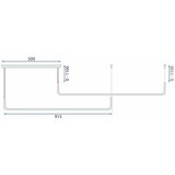 Toolight viseća stropna lampa led APP980-1CP | shoptok.hr