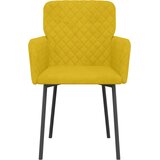  Blagovaonske stolice 2 kom žute baršunaste | shoptok.hr