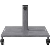  Baza za suncobran Tamno siva drvena izgled 45 x 45 x 31,5 cm | Eponuda.com