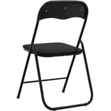  Sklopiva stolica 2 pcs Crna 48 x 44 x 78 cm Baršun | Eponuda.ba