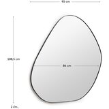 Kave Home Zidno ogledalo 95x108,5 cm Anera – | shoptok.hr