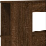  LED uzglavlje boja smeđeg hrasta 120x18,5x103,5 cm drveni | Shoptok.si