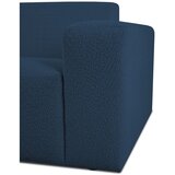 Scandic Temno modra kotna sedežna garnitura iz tkanine bouclé (levi kot) Roxy – | Shoptok.si