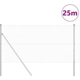 vidaXL 25 m Set stebrov za ograjo Set 2 Pocinkano jeklo Cene