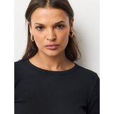 Sinsay Pamučna rebrasta majica dugih rukava | shoptok.hr