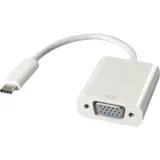 adapter-konverter USB C 3.1 na VGA (m/ž) (Beli)