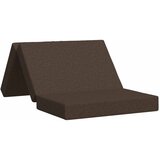 vidaXL Sofa na razvlačenje 100 x 67 x 45 cm Sivosmeđa - Sivosmeđa 200 x 100 x 15 cm Tkanina | shoptok.hr