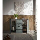 Stylife ŠIROKA KOMODA, žajbljevo zelena | Shoptok.si