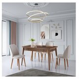 Hanah home Mira trpezarijski sto 130x75x80cm Orah | Eponuda.ba
