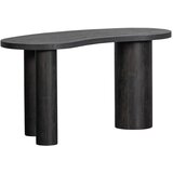 WOOOD Temno rjava stranska mizica v borovem dekorju 70x150 cm Maan – | Shoptok.si