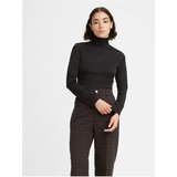 Levi's Levi's Black Women's Ribbed Turtleneck T-Shirt Levi's® Oriel - Women Cene