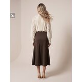 Sinsay Satenska midi suknja s asimetričnim šavom | shoptok.hr