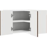  Zidni kutni ormar PORTO Smeđi hrast 57 x 57 x 40 cm | Eponuda.com