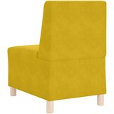  Modularna sofa bez naslona za ruke, žuta, 55 cm, baršun | shoptok.hr