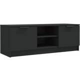 Maison Chic TV omarica - TV enota - Televizijska omarica črna 102x35x36,5 cm inženirski les, (21702349) | Shoptok.si
