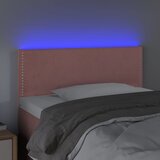  LED uzglavlje ružičasto 100x5x78/88 cm baršunasto | shoptok.hr