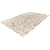 Kayoom USNJENA PREPROGA 160/230 cm srebrne barve | Shoptok.si