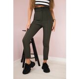 Kesi Creased trousers khaki | Shoptok.si