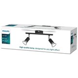 Philips Spot svetiljka LIMBALI 2xGU10/50W/230V crna | Eponuda.com