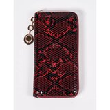 SHELOVET Women's wallet with snake pattern red Cene