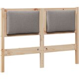vidaXL Vzglavje Drugo Rjava 120 cm Trdna borovina | Shoptok.si