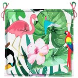  Jastuci za stolice 2 kom višebojni 40 x 40 x 3 cm od tkanine | shoptok.hr