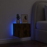  Zidni TV ormarić s LED svjetlima boja hrasta 30,5 x 35 x 30 cm | shoptok.hr