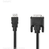  HDMI DVI Kabel 2.0m crni Nedis HDMI m DVI-D 24+1 Cijene