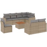  9-dijelni set vrtnih sofa s jastucima bež od poliratana | shoptok.hr
