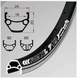  Obruč kotača Remerx Dragon 28"/29" Cijene